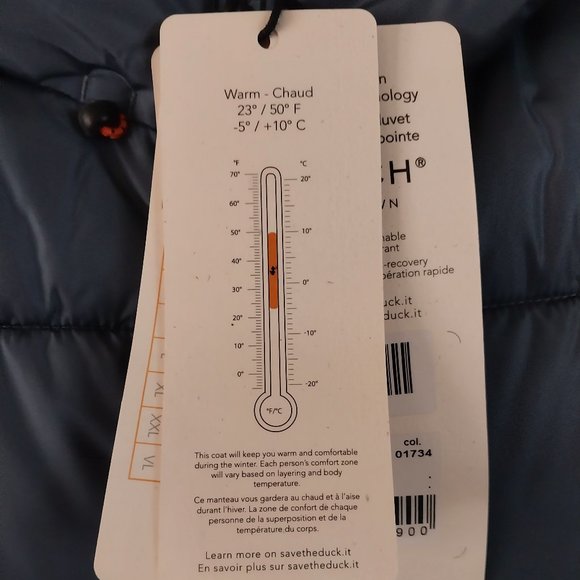 Save The Duck Mega Heavyweight Jacket NWT - Picture 6 of 10